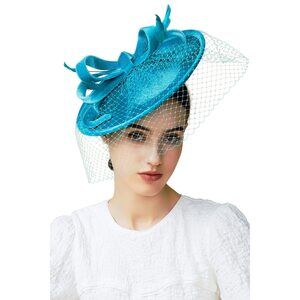 Tea Party Fascinator Kentucky Hat Fascinator Cocktail Pillbox Hat 5168